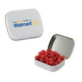 Small White Mint Tin Filled w/ Cinnamon Red Hots